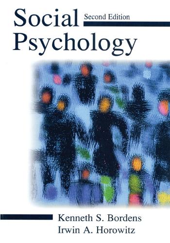 Паперова книга «Social Psychology», авторів Ірвін А. Горовіц, Кеннет С. Борденс - фото №1