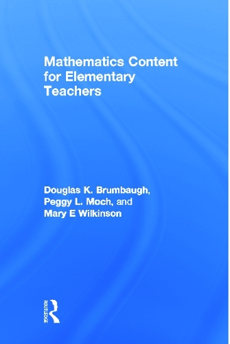 Паперова книга «Mathematics Content for Elementary Teachers», автор Дуглас К. Брумбо - фото №1