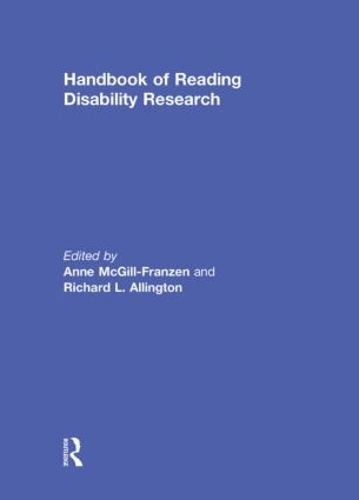 Паперова книга «Handbook of Reading Disability Research» - фото №1