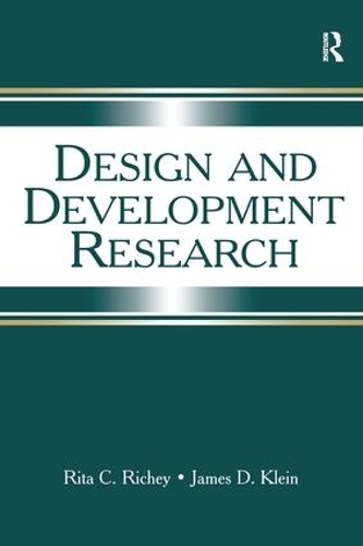 Бумажная книга «Design and Development Research: Methods, Strategies, and Issues», авторов Джеймс Д. Клейн, Рита Си Ричи - фото №1