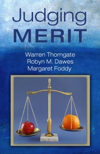 Паперова книга «Judging Merit», авторів Маргарет Фодді, Робін М. Доуз, Воррен Торнгейт - фото №1