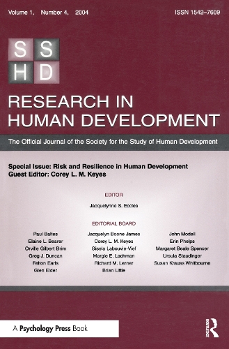 Бумажная книга «Risk and Resilience in Human Development: A Special Issue of Research in Human Development» - фото №1