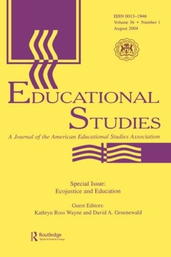 Бумажная книга «Ecojustice and Education: A Special Issue of educational Studies» - фото №1