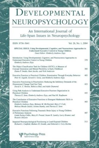 Паперова книга «Using Developmental, Cognitive, and Neuroscience Approaches To Understand Executive Control in Young Children: A Special Issue of developmental Neuropsychology» - фото №1