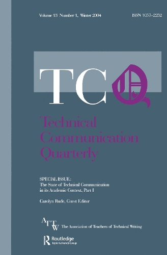 Паперова книга «The State of Technical Communication in Its Academic Context: Part I: A Special Issue of Technical Communication Quarterly» - фото №1