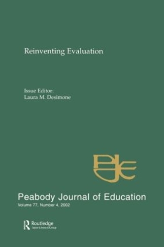 Бумажная книга «Reevaluating Evaluation: A Special Issue of peabody Journal of Education» - фото №1