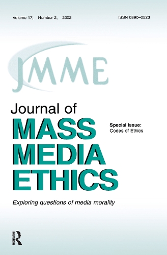 Бумажная книга «Codes of Ethics: A Special Issue of the journal of Mass Media Ethics», авторов Джей Блэк, Ральф Д. Барни - фото №1
