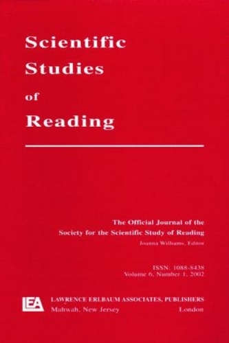 Паперова книга «Reading Development in Adults: A Special Issue of scientific Studies of Reading» - фото №1