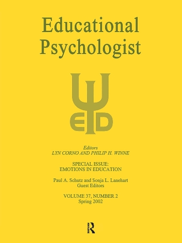 Бумажная книга «Emotions in Education: A Special Issue of educational Psychologist» - фото №1
