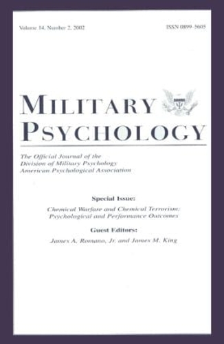 Паперова книга «Chemical Warfare and Chemical Terrorism: Psychological and Performance Outcomes:a Special Issue of military Psychology» - фото №1