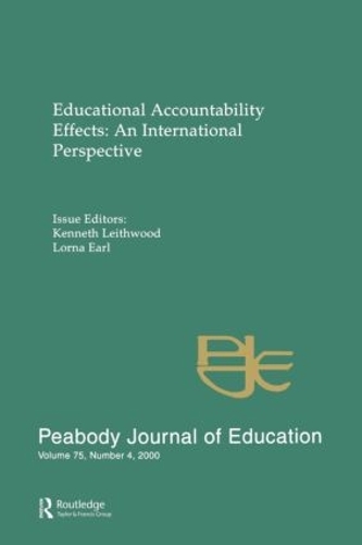 Бумажная книга «Educational Accountability Effects: An International Pespective: A Special Issue of the Peabody Journal of Education» - фото №1