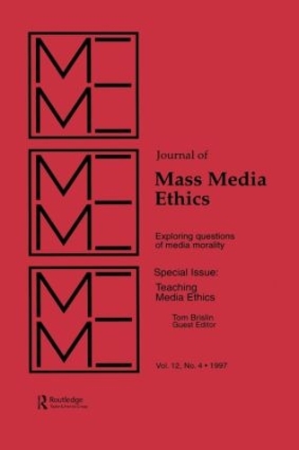 Паперова книга «Teaching Media Ethics: A Special Issue of the journal of Mass Media Ethics» - фото №1