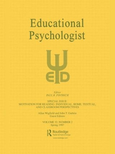 Паперова книга «Motivation for Reading: Individual, Home, Textual, and Classroom Perspectives: A Special Issue of educational Psychologist» - фото №1