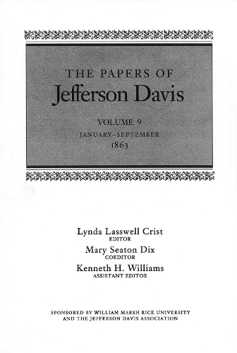 Бумажная книга «The Papers of Jefferson Davis: January-September 1863», автор Джефферсон Дэвис - фото №1