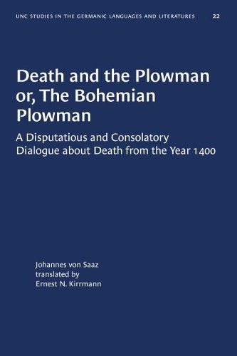 Бумажная книга «Death and the Plowman or, The Bohemian Plowman: A Disputatious and Consolatory Dialogue about Death from the Year 1400», автор Йоханнес фон Сааз - фото №1