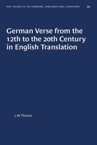 Бумажная книга «German Verse from the 12th to the 20th Century in English Translation», автор Дж. В. Томас - фото №1