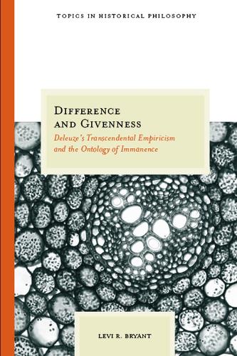 Бумажная книга «Difference and Givenness: Deleuze's Transcendental Empiricism and the Ontology of Immanence», автор Леви Брайант - фото №1
