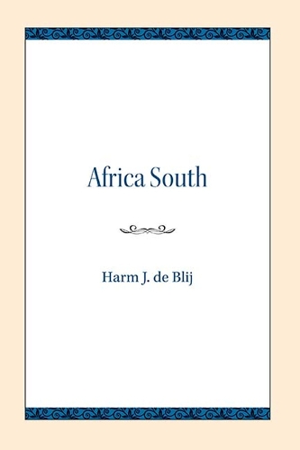 Бумажная книга «Africa South», автор Харм Дж. де Блай - фото №1