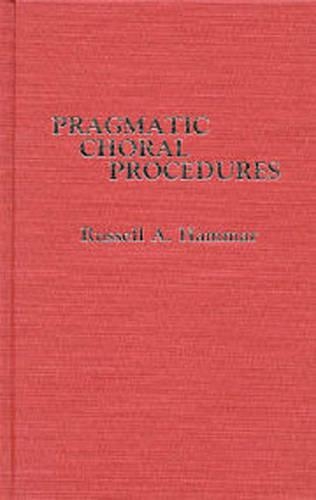 Паперова книга «Pragmatic Choral Procedures», автор Рассел А. Хаммар - фото №1