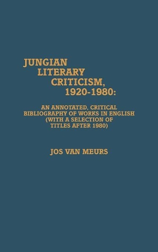 Бумажная книга «Jungian Literary Criticism, 1920-1980: An Annotated, Critical Bibliography of Works in English (with a Selection of Titles after 1980)», авторов Джон Кидд, Йос Ван Меурс - фото №1