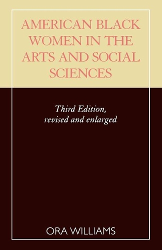 Паперова книга «American Black Women in the Arts and Social Sciences: A Bibliographic Survey», автор Ора Вільямс - фото №1