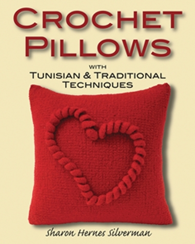 Paper book «Crochet Pillows with Tunisian and Traditional Techniques», author Sharon Hernes Silverman - фото №1