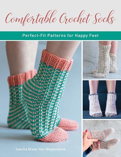 Бумажная книга «Comfortable Crochet Socks: Perfect-Fit Patterns for Happy Feet», автор Саша Блейз-Ван Вагтендонк - фото №1