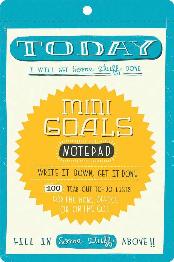 Паперова книга «Mini Goals Notepad», автор Мері Кейт Макдевітт - фото №1