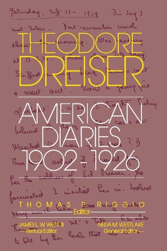 Бумажная книга «The American Diaries, 1902-1926», автор Теодор Драйзер - фото №1