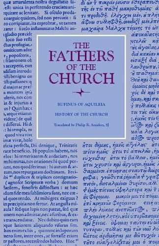 Паперова книга «History of the Church», авторів Філіп Р. Амідон, Руфін Аквілейський - фото №1