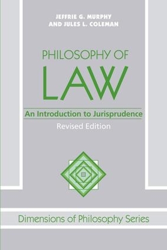 Паперова книга «Philosophy Of Law: An Introduction To Jurisprudence» - фото №1