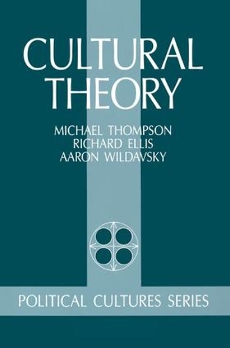 Бумажная книга «Cultural Theory», авторов Аарон Вильдавский, Мэри Вилдавски, Майкл Томпсон, Ричард Дж. Эллис - фото №1