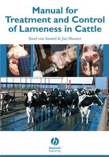 Бумажная книга «Manual for Treatment and Control of Lameness in Cattle», авторов Ян Ширер, Сарел ван Амстел - фото №1
