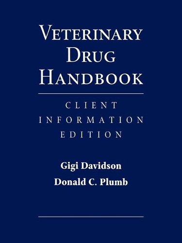 Паперова книга «Veterinary Drug Handbook: Client Information Edition», авторів Дональд К. Пламб, Елізабет Девідсон - фото №1