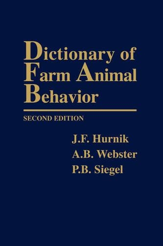 Паперова книга «Dictionary of Farm Animal Behavior», автор Дж. Ф. Хурнік - фото №1