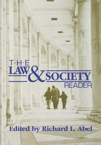 Паперова книга «The Law and Society Reader», автор Річард Л. Абель - фото №1