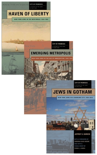 Paper book «City of Promises: A History of the Jews of New York, 3-volume box set», authors Annie Polland, Daniel Soyer, Deborah Dash Moore, Diana L. Linden, Howard B. Rock, Jeffrey S. Gurock - фото №1