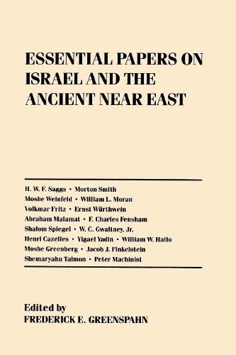 Паперова книга «Essential Papers on Israel and the Ancient Near East», автор Фредерік Е. Грінспан - фото №1