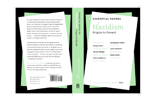 Бумажная книга «Essential Papers on Hasidism», автор Гершон Дэвид Хундерт - фото №1