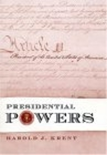 Бумажная книга «Presidential Powers», автор Гарольд Дж. Крент - фото №1