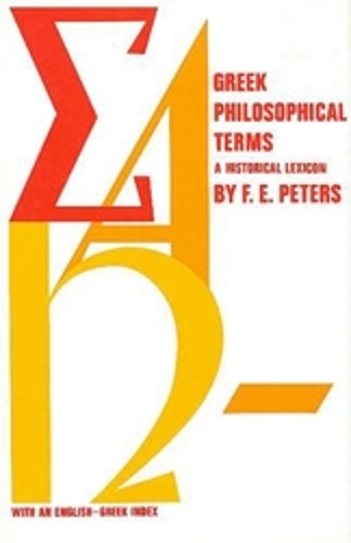Бумажная книга «Greek Philosophical Terms: A Historical Lexicon», автор Фрэнсис Э. Питерс - фото №1