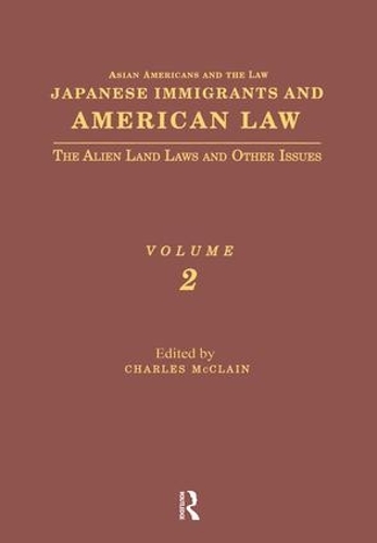 Бумажная книга «Japanese Immigrants and American Law: The Alien Land Laws and Other Issues» - фото №1