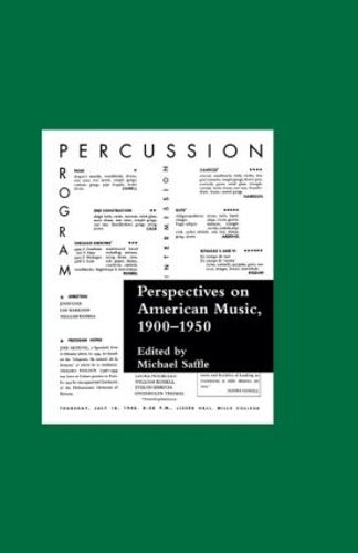 Бумажная книга «Perspectives on American Music, 1900-1950» - фото №1