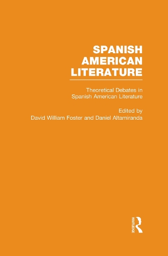 Паперова книга «Theoretical Debates in Spanish American Literature» - фото №1