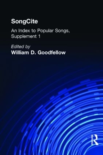 Паперова книга «SongCite: An Index to Poular Songs, Supplement 1» - фото №1