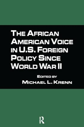 Паперова книга «The African American Voice in U.S. Foreign Policy Since World War II» - фото №1