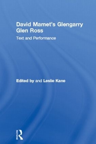 Бумажная книга «David Mamet's Glengarry Glen Ross: Text and Performance» - фото №1