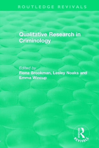 Паперова книга «Qualitative Research in Criminology (1999)» - фото №1