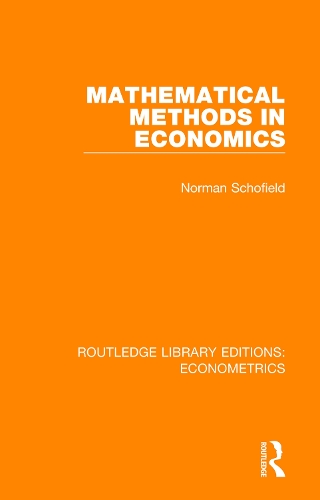 Бумажная книга «Mathematical Methods in Economics», автор Норман Шофилд - фото №1