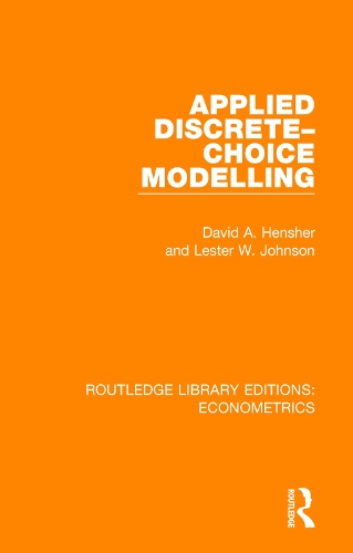 [object Object] «Applied Discrete-Choice Modelling», авторов Дэвид А. Хеншер, Лестер В. Джонсон - фото №1